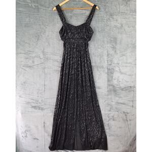 Womens Dress 6 Black Vintage Y2K Babydoll Dance Fairy Grunge Whimsygoth Milkmaid